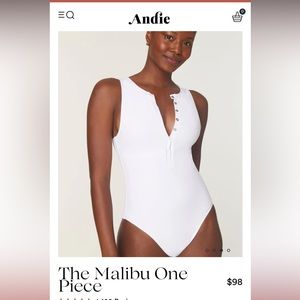Andie The Malibu One Piece swimsuit size large NWOT